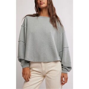 NWT Free People We The Free Total Eclipse Tee- Cold Winter- XS